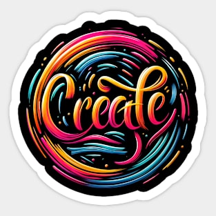 CREATE! Sticker